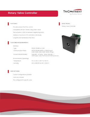 valve-controller-datasheet