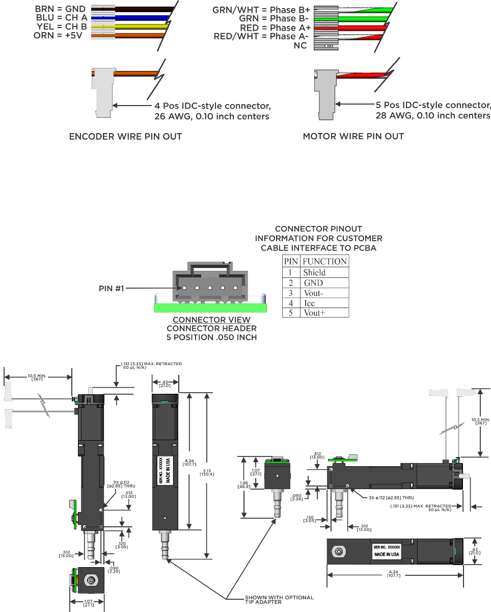 Automatisiertes Luftverdränger-Pipettiermodul air z flex Air Z Flex Zeichnungen 2